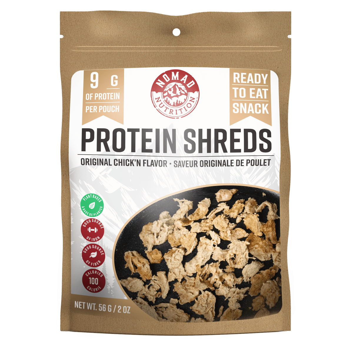 Nomad Nutrition Food Protein Shreds - Original Chick&#39;n plant-based_gluten-free-vegan_dehydrated